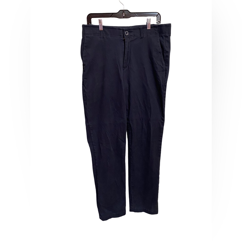 Dixxon Chino Pants Mens 34x34 Navy D-Flexx Stretch Cotton Workwear Casual